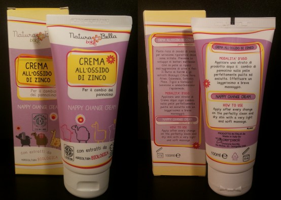 crema ossido di zinco